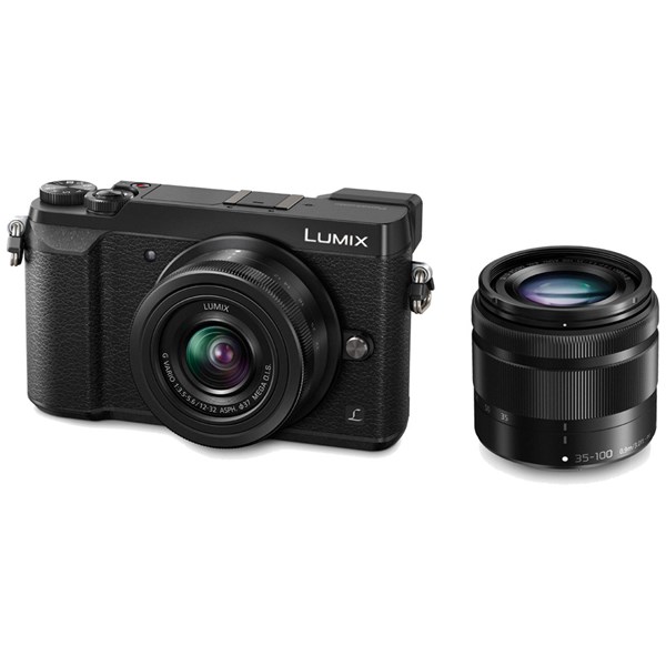 Panasonic Lumix GX80 Camera with 12-32mm and 35-100mm Lenses