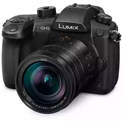 Panasonic Lumix DC-GH5 Camera With Leica 12-60mm f/2.8-4.0 Lens Black