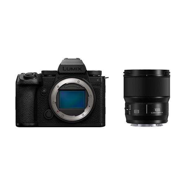 Panasonic Lumix S5 II X Camera with S 100mm f/2.8 Macro Lens Kit