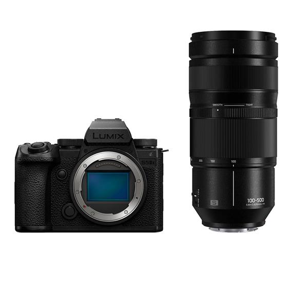 Panasonic Lumix S5 II X Black with S 100-500mm f/5-7.1 Lens Kit