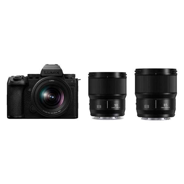 Panasonic Lumix S5 II X with 20-60mm, 50mm and 85mm Lens Kit