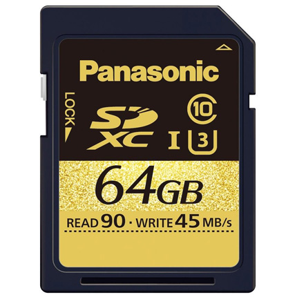Panasonic 64GB SD 95MB/s UHS-I Class 10