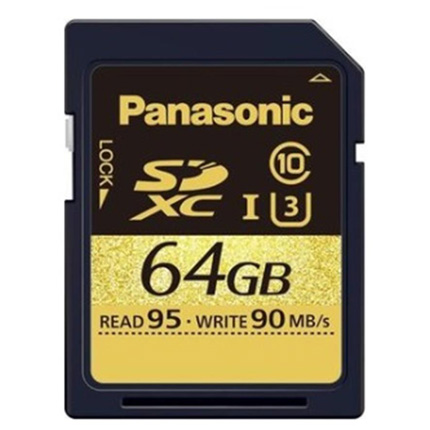 Panasonic 64GB 90MB/s SD UHS-I U3 Class