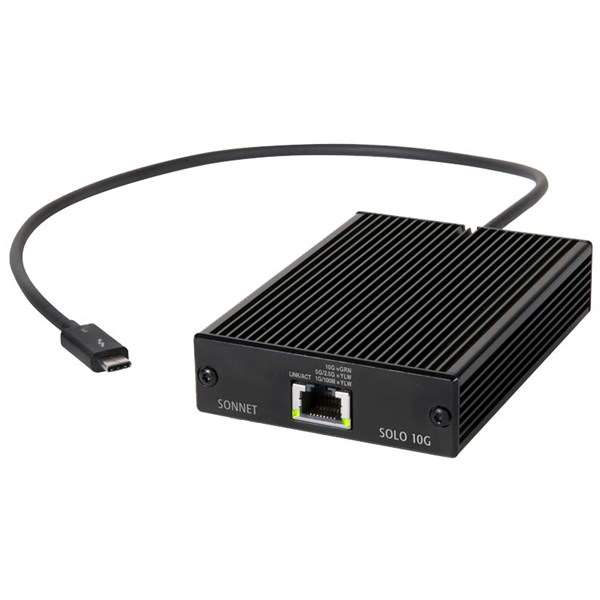 Sonnet Solo 10G Thunderbolt 3 to 10GBASE-T Ethernet Adapter