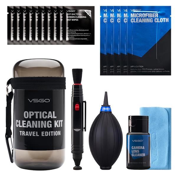 VSGO Optical Cleaning Kit Travel Edition Grey