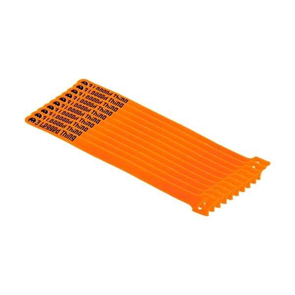 3 Legged Thing Reusable Cable Ties 10 Pack Orange