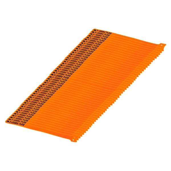 3 Legged Thing Reusable Cable Ties 50 Pack Orange