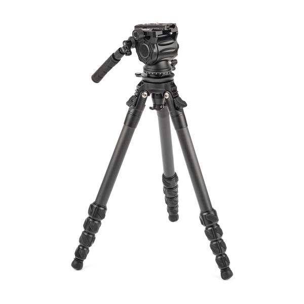 3 Legged Thing Wes Carbon Fibre Levelling Base Tripod and AirHed Black
