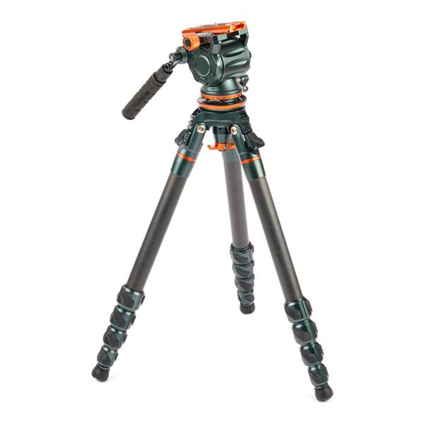 3 Legged Thing Wes Carbon Fibre Levelling Base Tripod and AirHed Grey