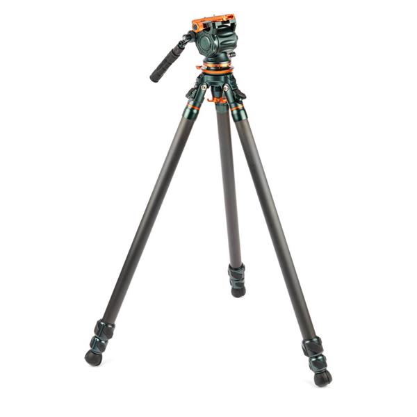 3 Legged Thing Ridley Carbon Fibre Levelling Base Tripod and AirHed Grey