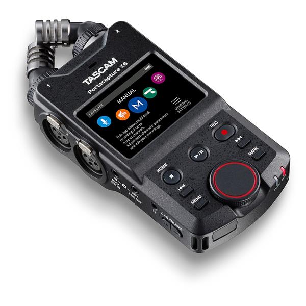 Tascam Portacapture X6 High-Resolution Multi-Track Handheld Recorder