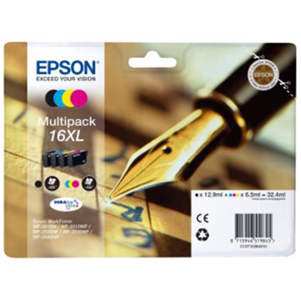Epson Pen and Crossword 16 Multipack 4 Colour Cartridges