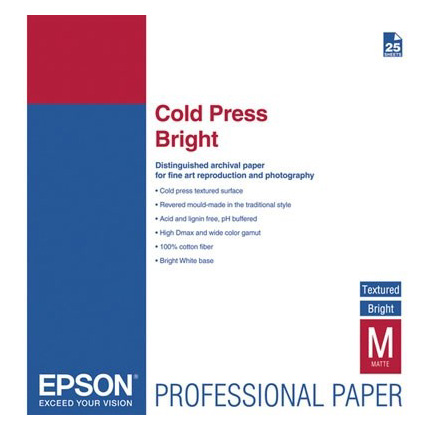 Epson Cold Press Bright A2 25 Sheets