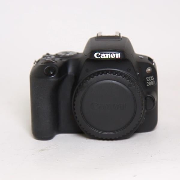 Used Canon EOS 200D DSLR Camera Body in Black