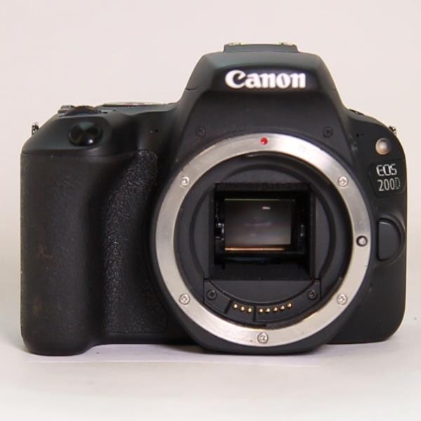 Used Canon EOS 200D DSLR Camera Body in Black