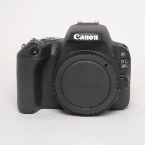 Used Canon EOS 200D DSLR Camera Body in Black