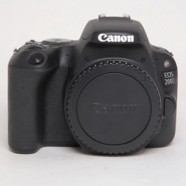 Used Canon EOS 200D DSLR Camera Body in Black