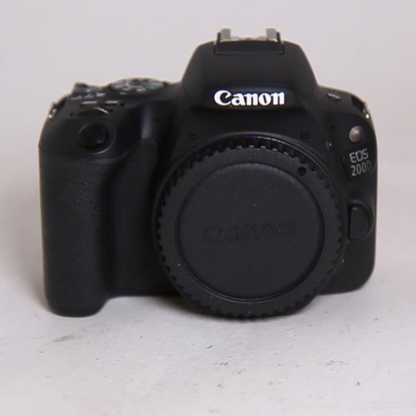 Used Canon EOS 200D DSLR Camera Body in Black