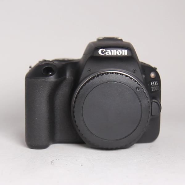 Used Canon EOS 200D DSLR Camera Body in Black