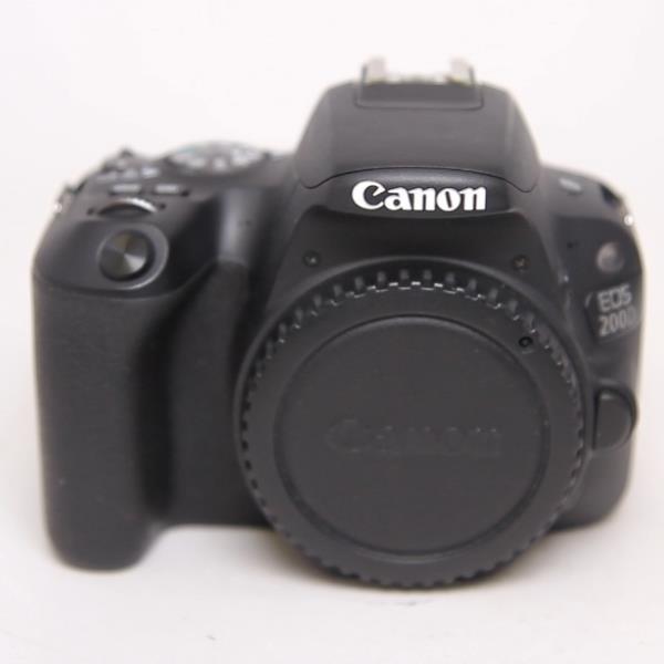 Used Canon EOS 200D DSLR Camera Body in Black
