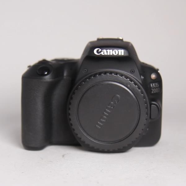 Used Canon EOS 200D DSLR Camera Body in Black