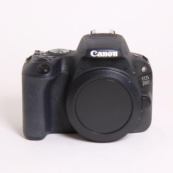 Used Canon EOS 200D DSLR Camera Body in Black