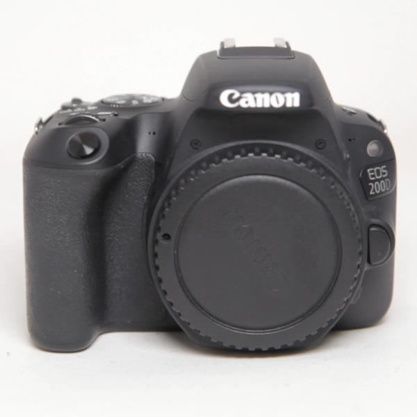 Used Canon EOS 200D DSLR Camera Body in Black