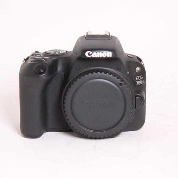Used Canon EOS 200D DSLR Camera Body in Black