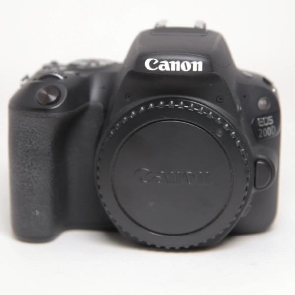 Used Canon EOS 200D DSLR Camera Body in Black