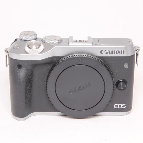 Used Canon EOS M6 Mirrorless Camera Body Silver