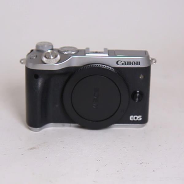 Used Canon EOS M6 Mirrorless Camera Body Silver