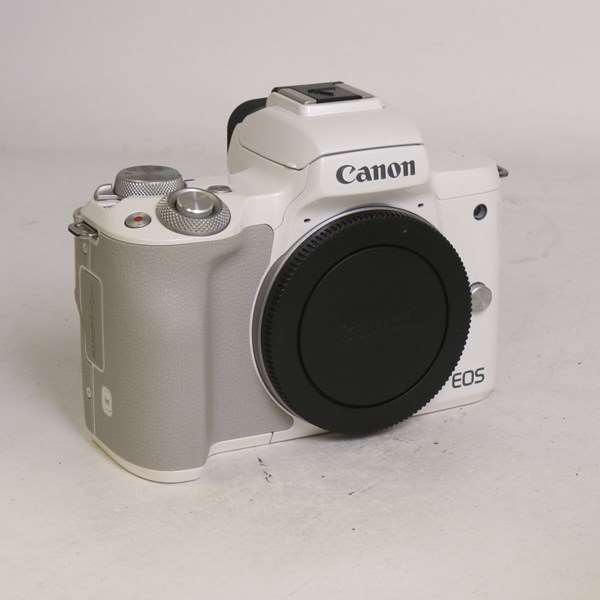 Used Canon EOS M50 Mirrorless Camera Body White