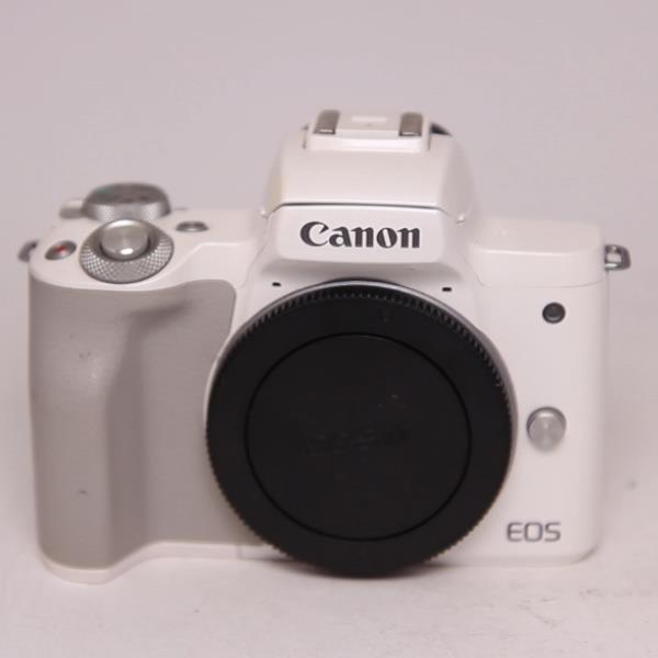 Used Canon EOS M50 Mirrorless Camera Body White