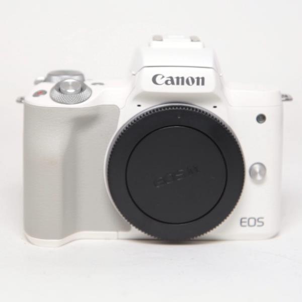 Used Canon EOS M50 Mirrorless Camera Body White