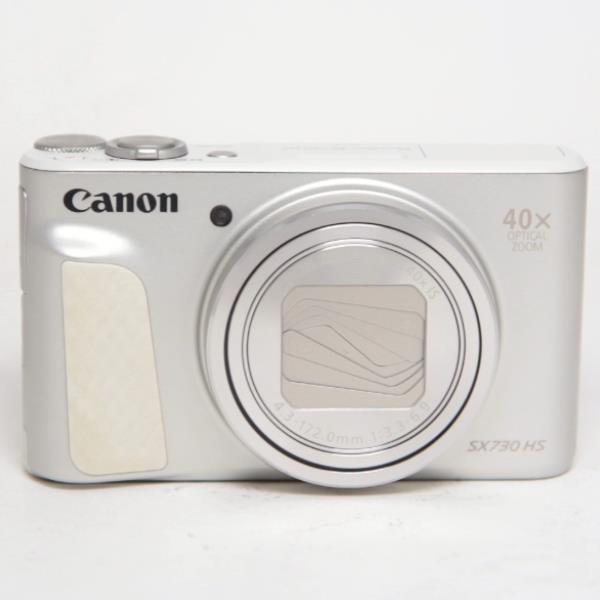 Used Canon PowerShot SX730 HS Compact Digital Camera Silver / White