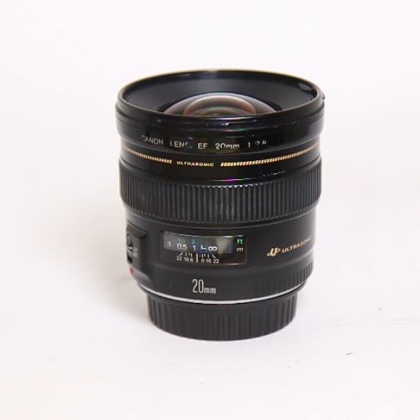 Used Canon EF 20mm f/2.8 USM Ultra Wide Angle Lens