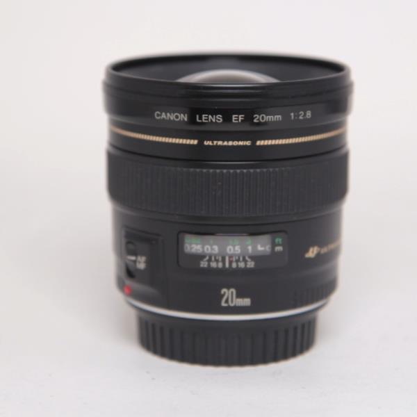 Used Canon EF 20mm f/2.8 USM Ultra Wide Angle Lens