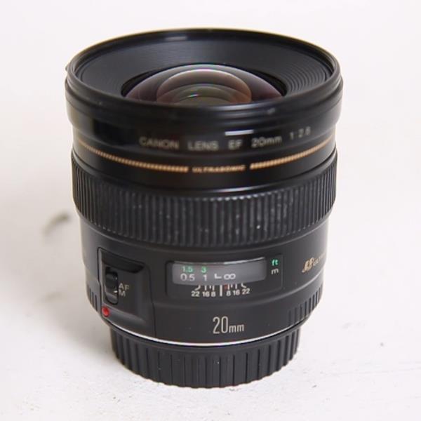 Used Canon EF 20mm f/2.8 USM Ultra Wide Angle Lens