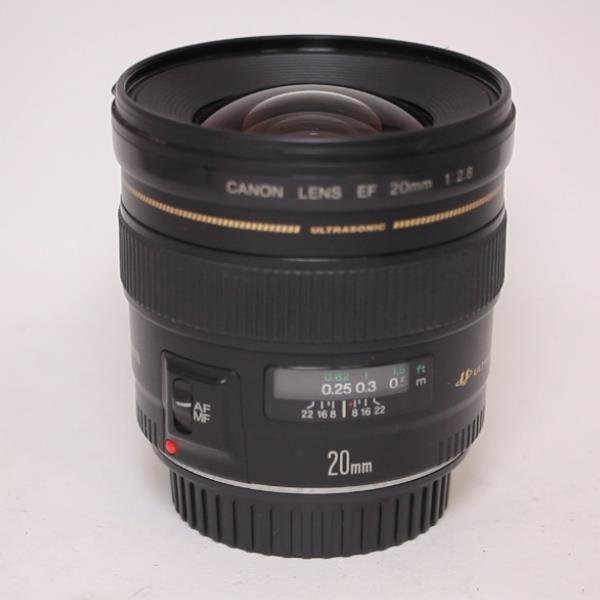 Used Canon EF 20mm f/2.8 USM Ultra Wide Angle Lens