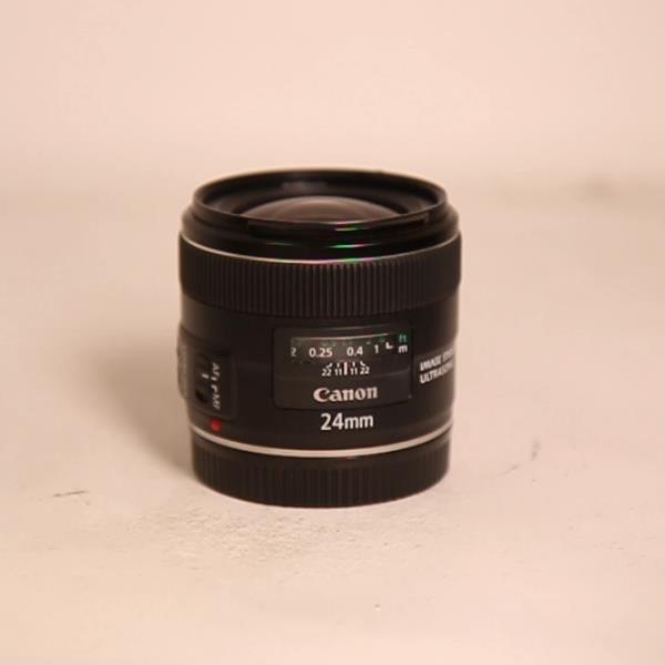 Used Canon EF 24mm f/2.8 IS USM Wide Angle Lens