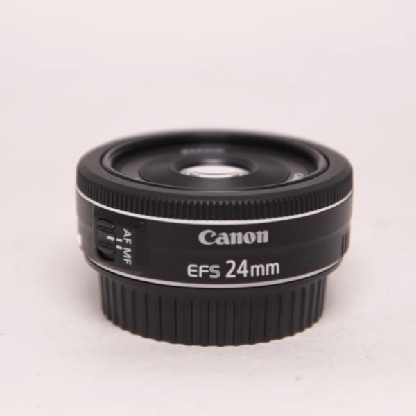 Used Canon EF-S 24mm f/2.8 STM Wide Angle Pancake Lens