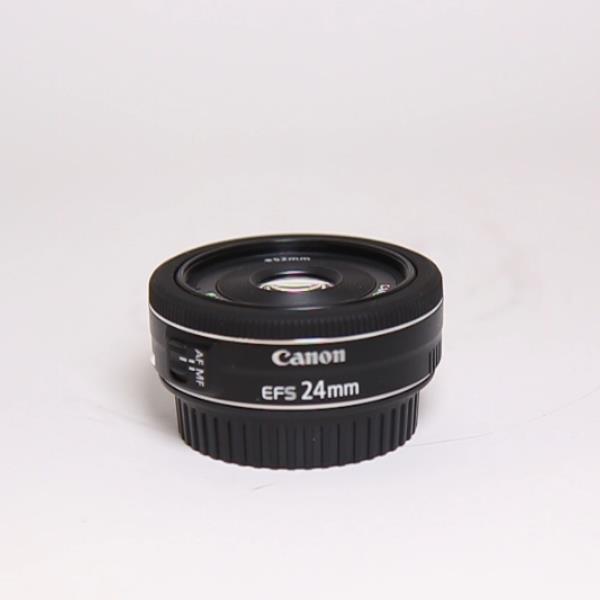 Used Canon EF-S 24mm f/2.8 STM Wide Angle Pancake Lens