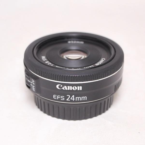 Used Canon EF-S 24mm f/2.8 STM Wide Angle Pancake Lens