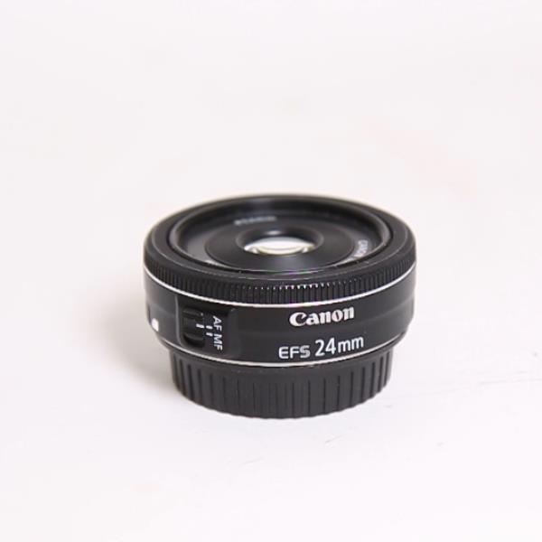 Used Canon EF-S 24mm f/2.8 STM Wide Angle Pancake Lens