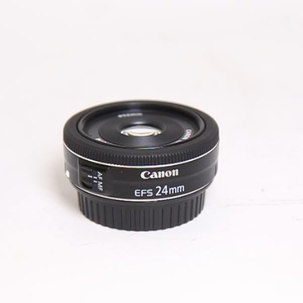 Used Canon EF-S 24mm f/2.8 STM Wide Angle Pancake Lens