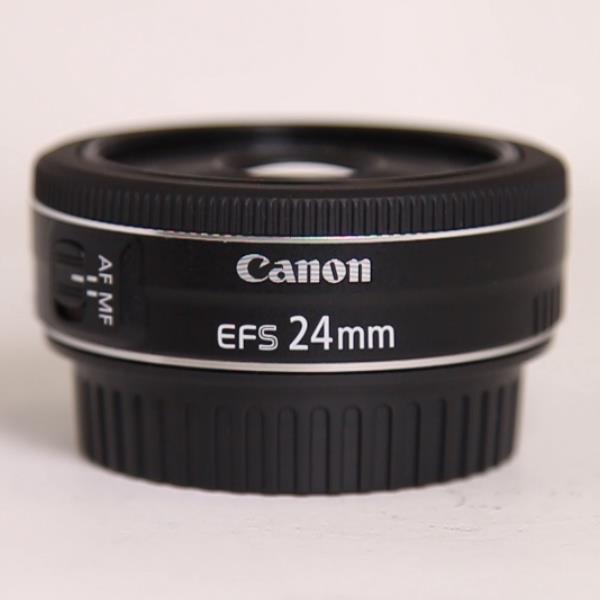 Used Canon EF-S 24mm f/2.8 STM Wide Angle Pancake Lens