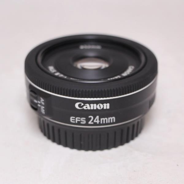 Used Canon EF-S 24mm f/2.8 STM Wide Angle Pancake Lens
