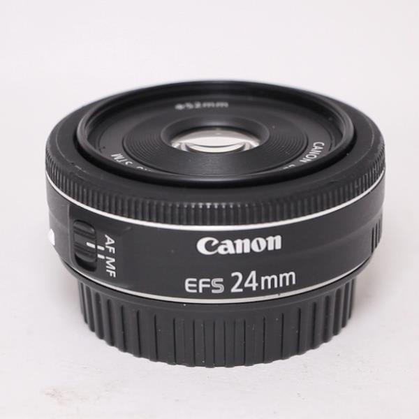 Used Canon EF-S 24mm f/2.8 STM Wide Angle Pancake Lens