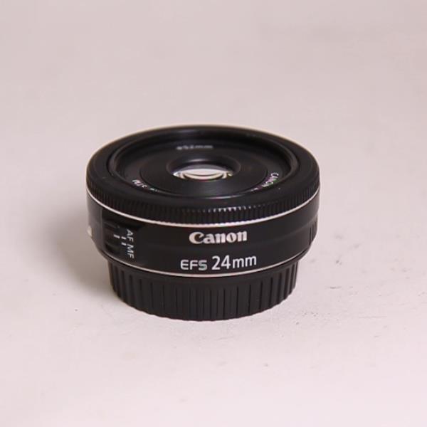 Used Canon EF-S 24mm f/2.8 STM Wide Angle Pancake Lens
