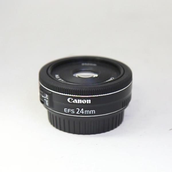 Used Canon EF-S 24mm f/2.8 STM Wide Angle Pancake Lens